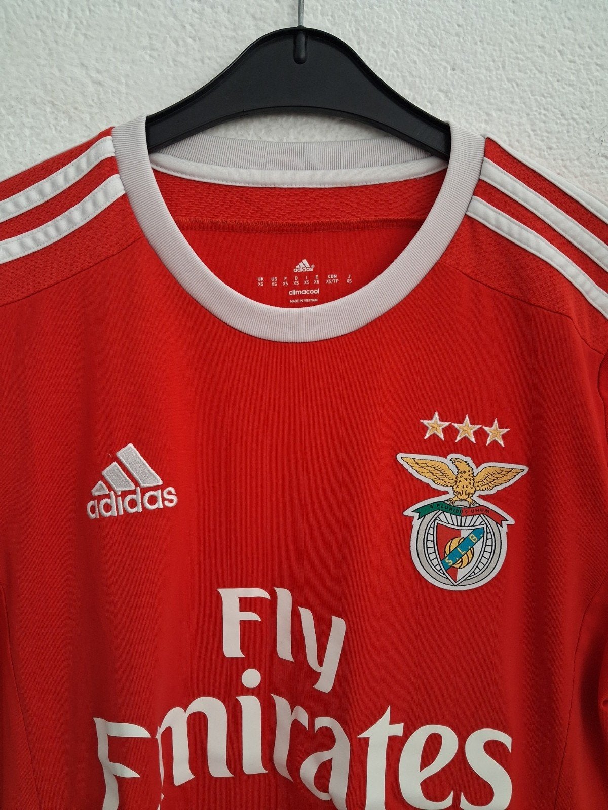 Adidas Benfica Thuisshirt Rood Maat M, Maat 48/50 (M), Ophalen of Verzenden, Zo goed als nieuw, Adidas