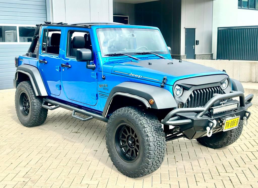 ‼️JEEP WRANGLER JK 3.6 V6 284PK EXTREME BLUE HARD/SOFFTOP‼️, Auto's, Jeep, Automaat, Stof, Zwart, 1885 kg