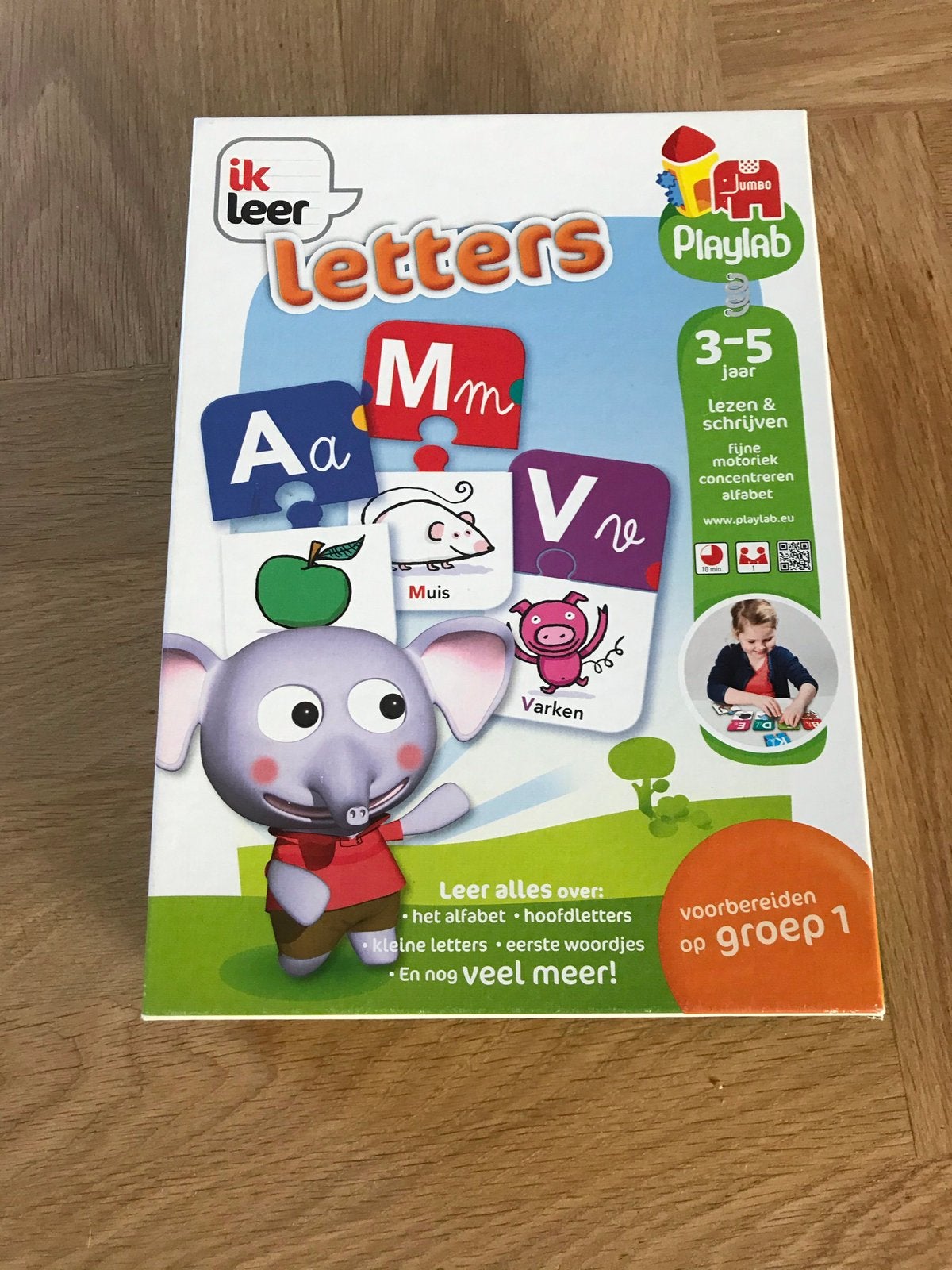 Playlab puzzel letters, Ophalen of Verzenden, Zo goed als nieuw, Puzzelen