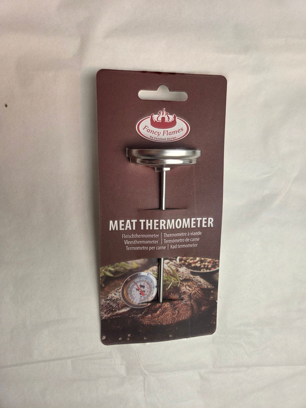 Vleesthermometer Fancy Flames - Nieuw in verpakking, Overige typen, Ophalen of Verzenden, Metaal, Overige merken