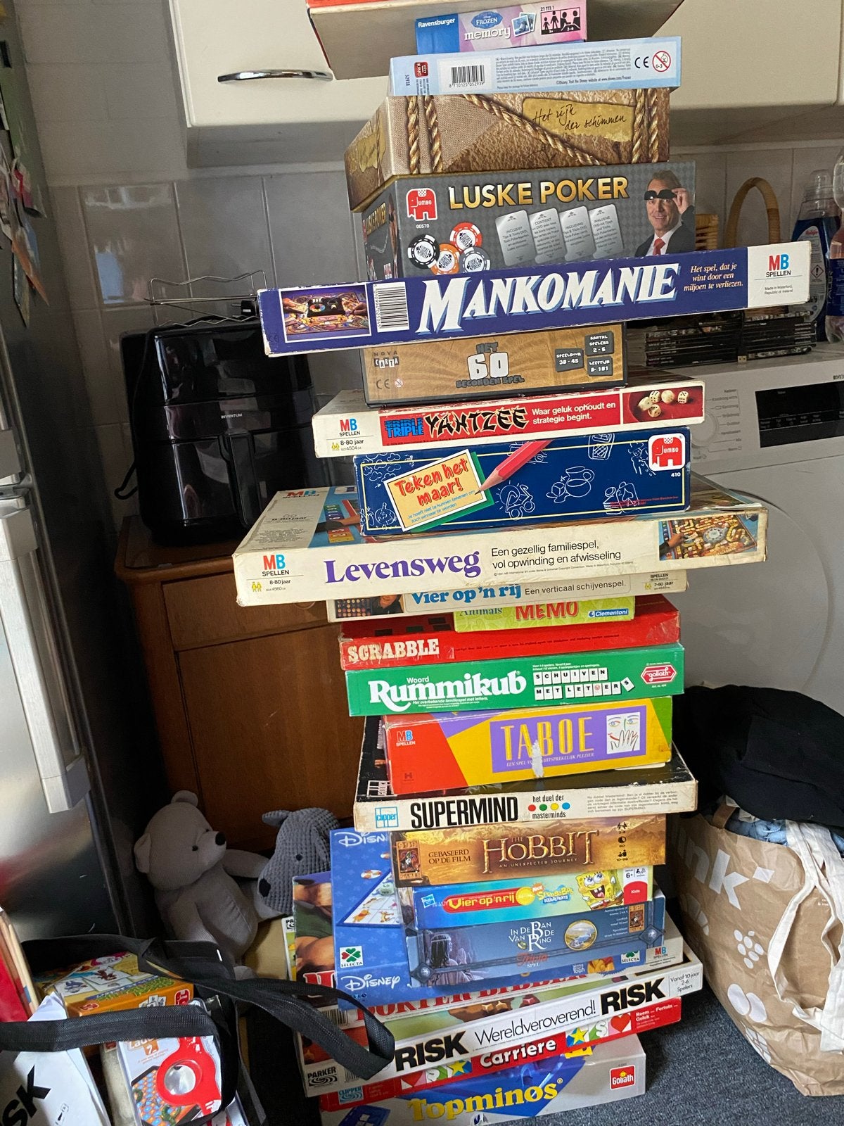 Grote collectie bordspellen: van Dr. Bibber tot Risk, Een of twee spelers, Ophalen, Gebruikt