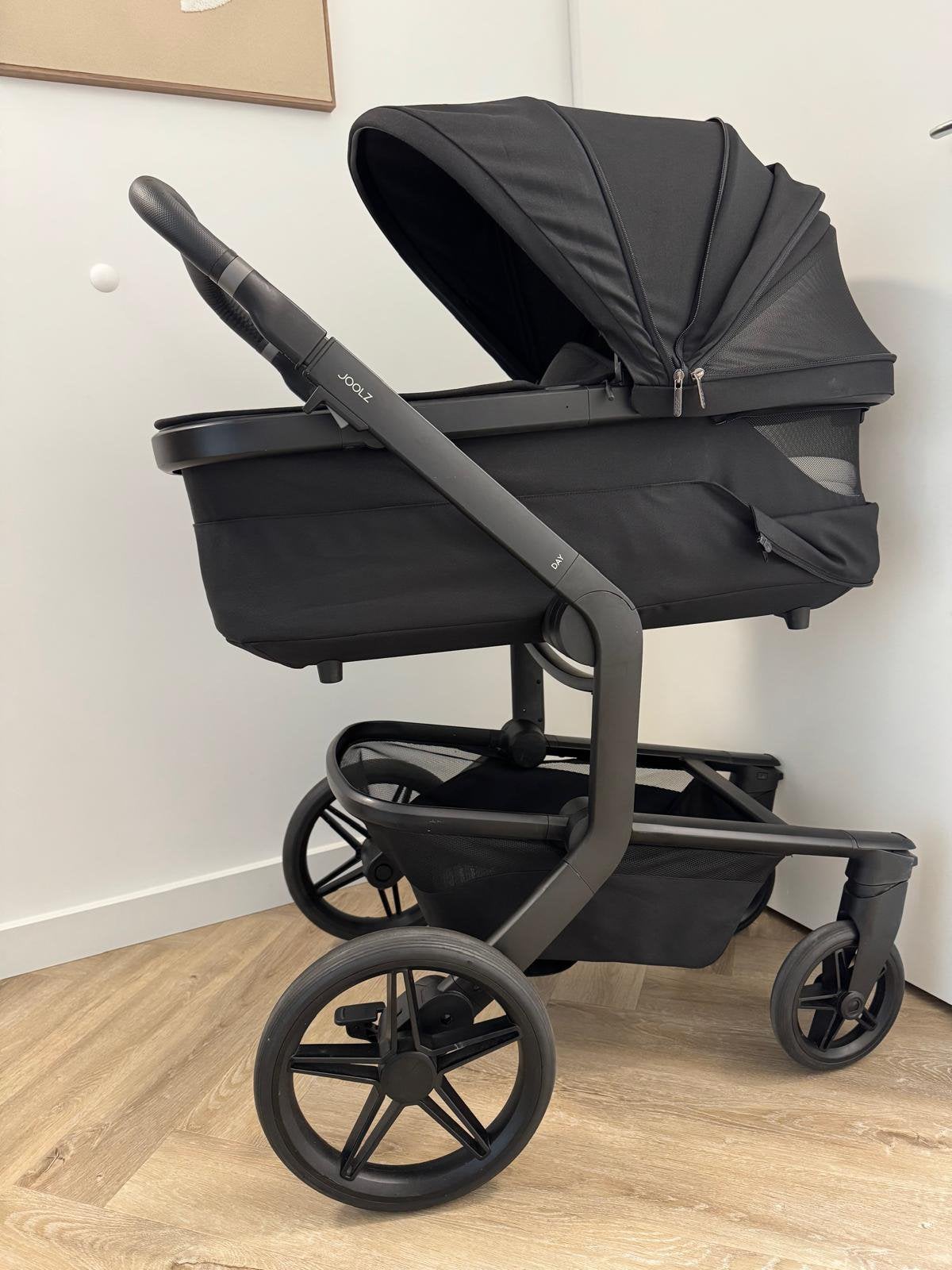 Joolz Day 5 Space Black Zwart + Maxi-cosi!, Kinderen en Baby's, Kinderwagens en Combinaties, Ophalen, Zo goed als nieuw, Maxi-Cosi