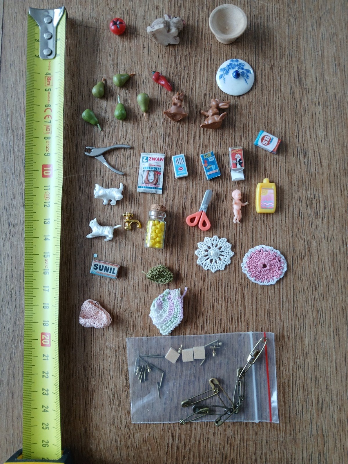 Miniatuur poppenhuis accessoires - diverse items, Ophalen of Verzenden