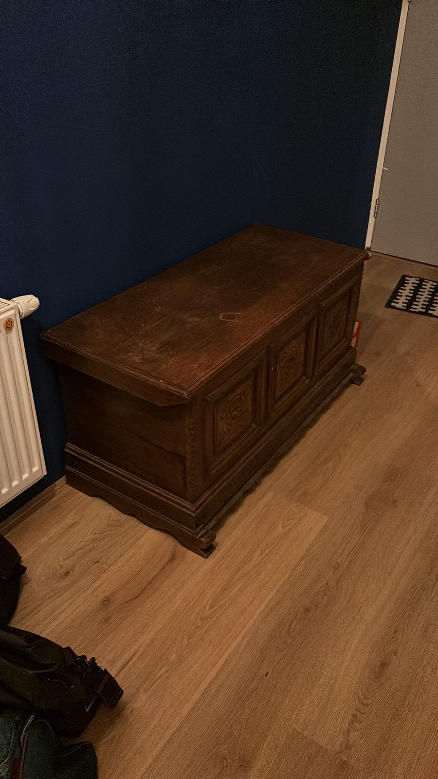 Vintage/antiek dekenkist, Ophalen, 50 – 75, Minder dan 50 cm, Gebruikt