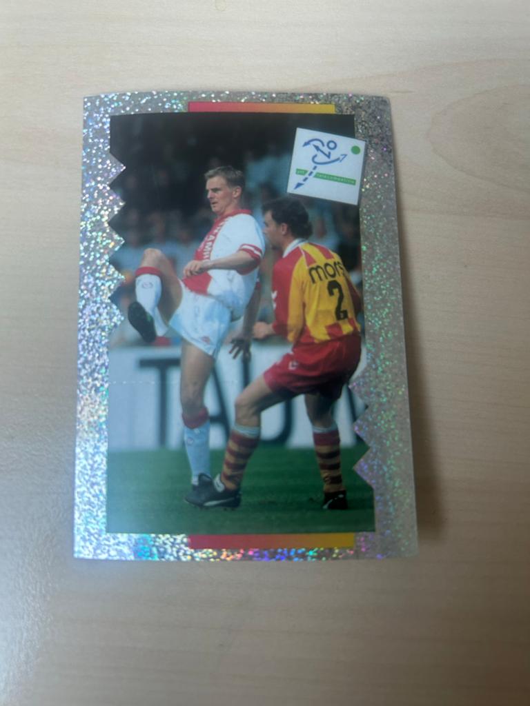 Ronald de Boer Panini Voetbal 95 Ajax Spelerskaart, Ophalen of Verzenden, Zo goed als nieuw, Ajax, Poster, Plaatje of Sticker