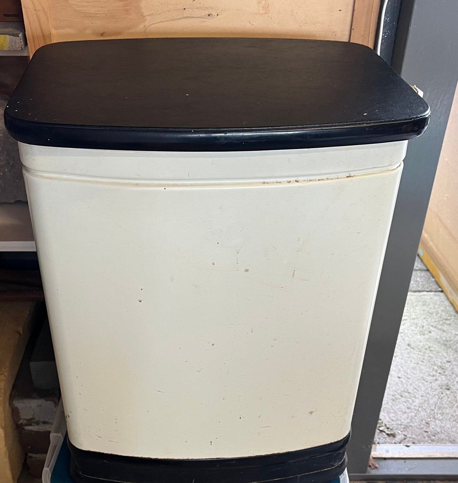 leuke vintage wasmand met net, Ophalen of Verzenden, Huis en Inrichting