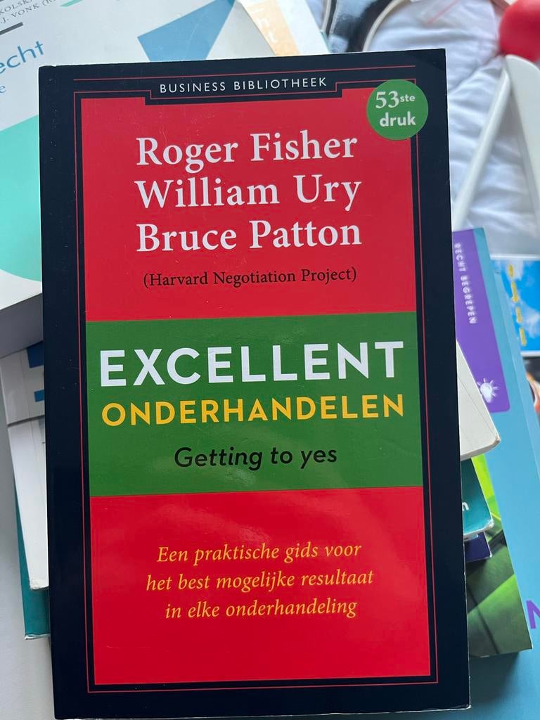 Boek Excellent Onderhandelen, Boeken, Ophalen of Verzenden, Zo goed als nieuw, Economie en Marketing