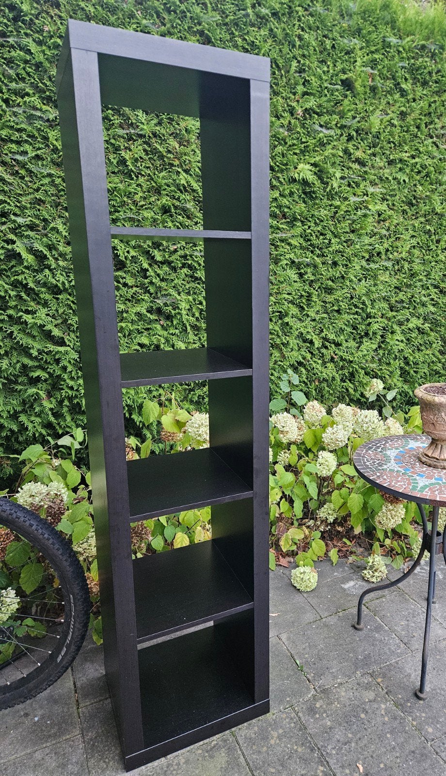 Zwarte Boekenkast met 5 Planken, Ophalen, Met plank(en), 50 tot 100 cm, Modern