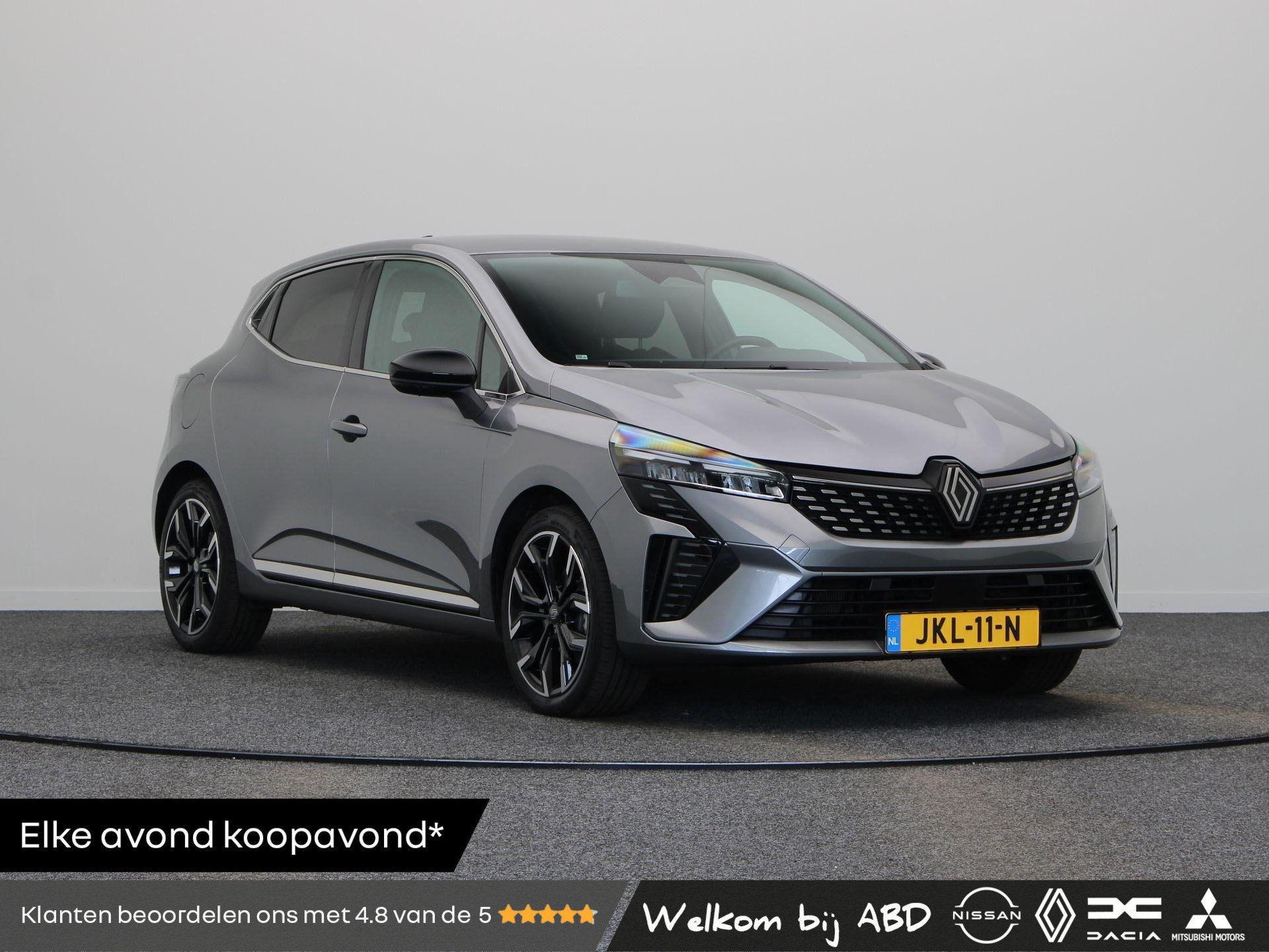 Renault Clio 1.6 E-Tech Full Hybrid 145 techno | automaat |, Gebruikt, Euro 6, Leder en Stof, Origineel Nederlands