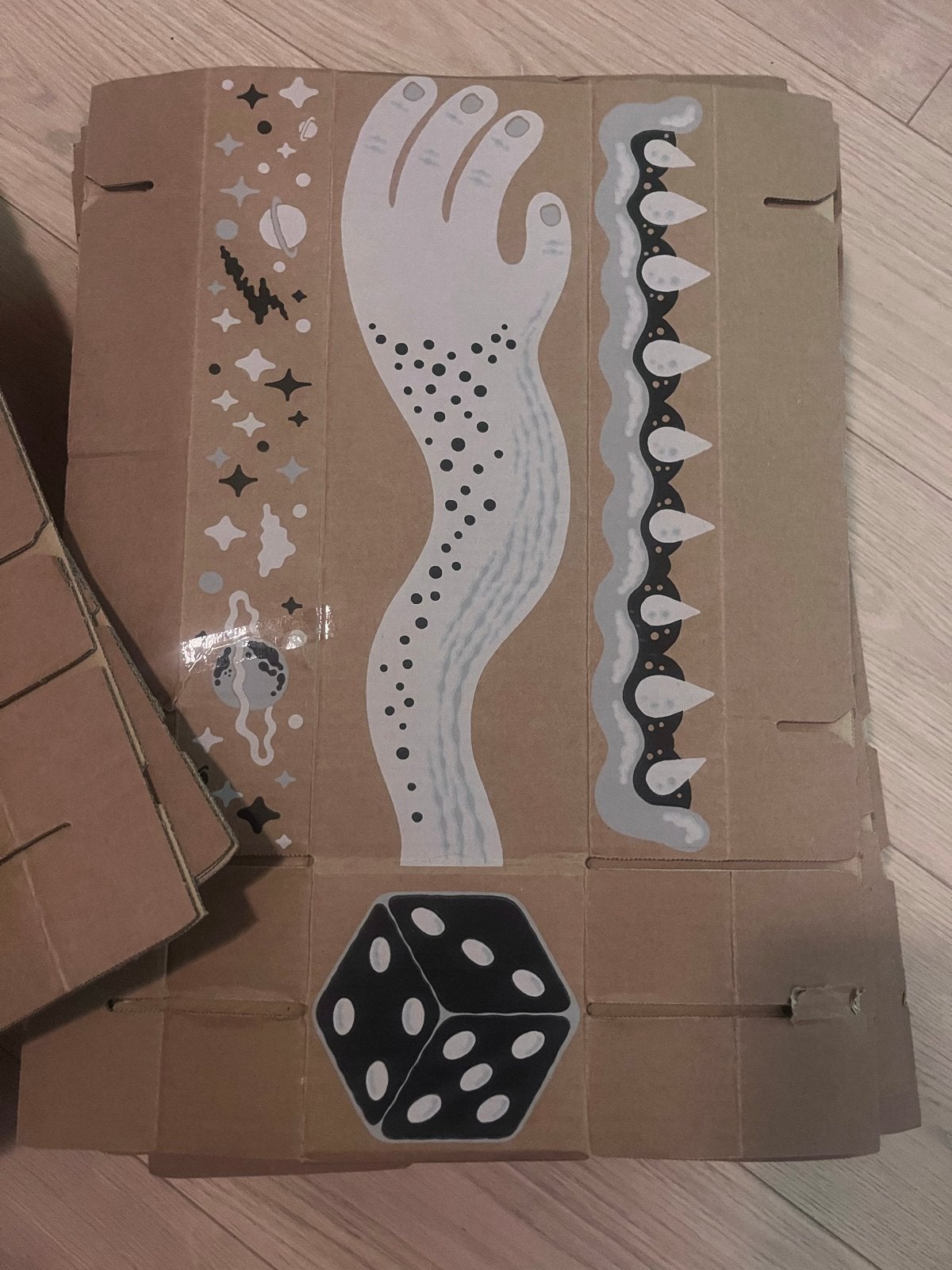 IKEA Kartonnen Stapelblokken - Uitgevouwen, Ophalen, Gebruikt, Jongen of Meisje