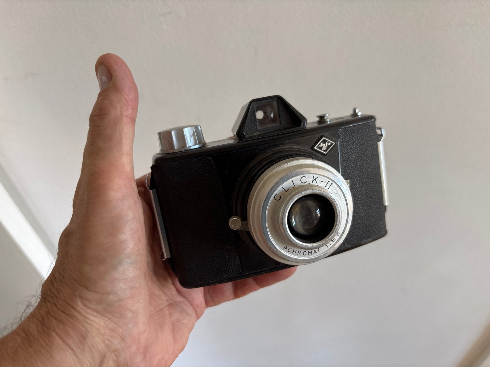 Agfa Click-II Achromat 1:8,8 Vintage Camera, Ophalen of Verzenden, Gebruikt, Compact, Overige Merken