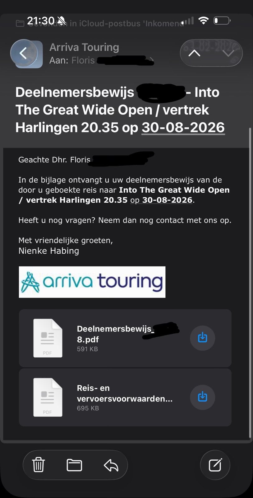 Busreis retour ITGWO vanaf Utrecht donderdag zondag, Tickets en Kaartjes, Twee personen, Bus, Metro of Tram, Nederland, Met bestemming of datum