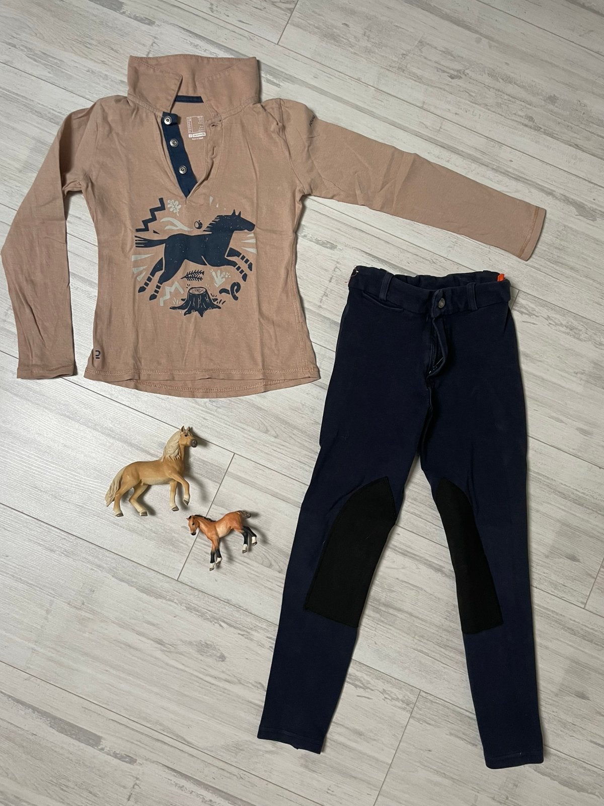 paardrijkleding fouganza 122-128, Dieren en Toebehoren, Paardrijkleding, Ophalen of Verzenden, Zo goed als nieuw, Kinderen, Overige typen