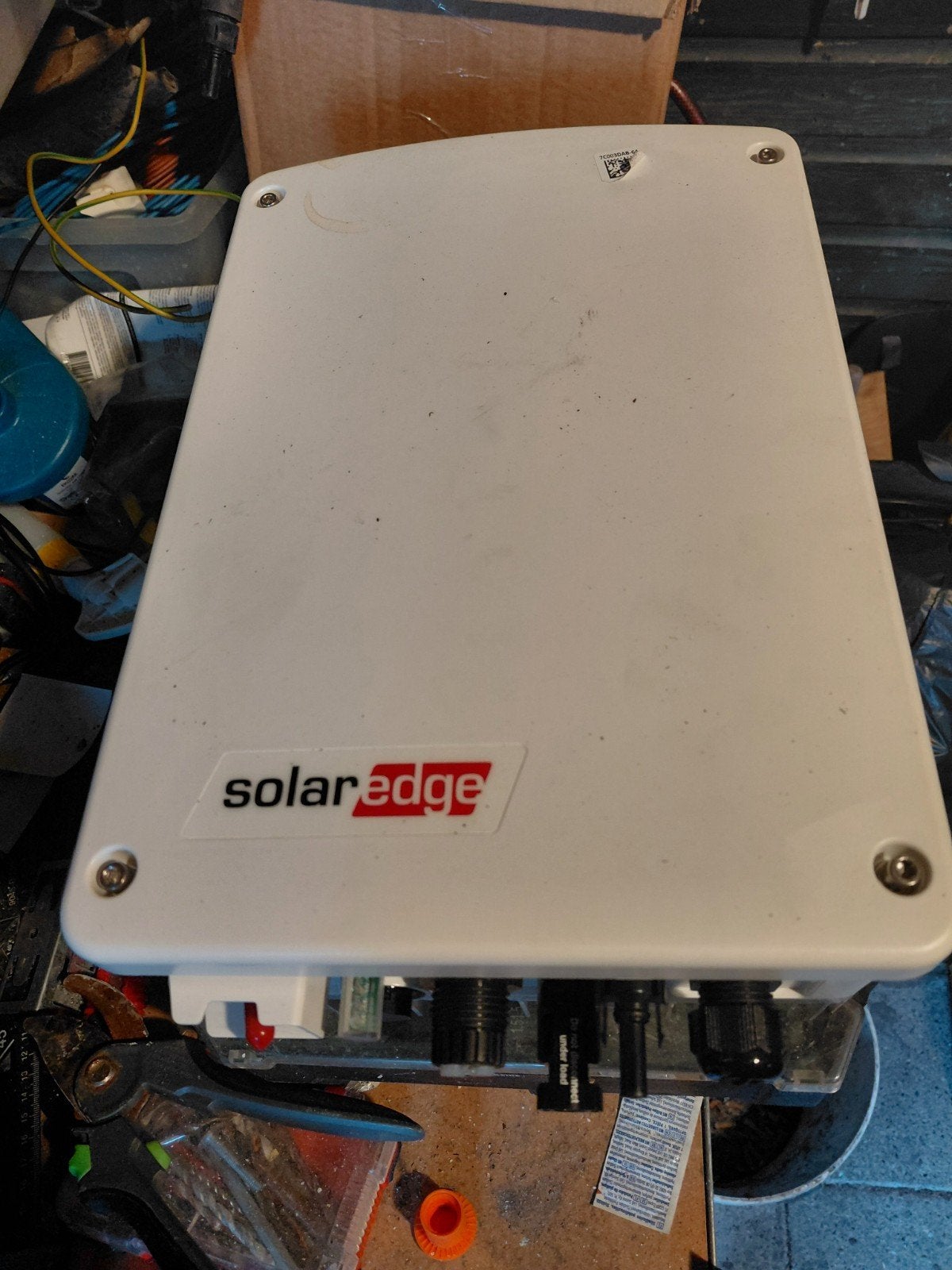 7 zonnepanelen 300W met SolarEdge omvormer, Ophalen, Gebruikt