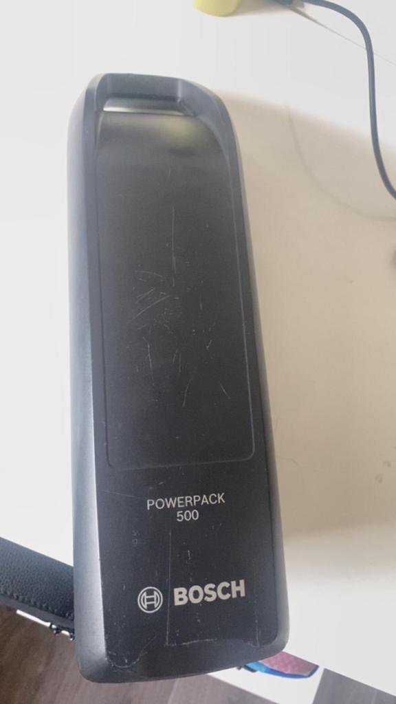 Bosch powerpack 500, Fietsen en Brommers, Fietsaccessoires | Fietsaccu's, Ophalen of Verzenden, Zo goed als nieuw
