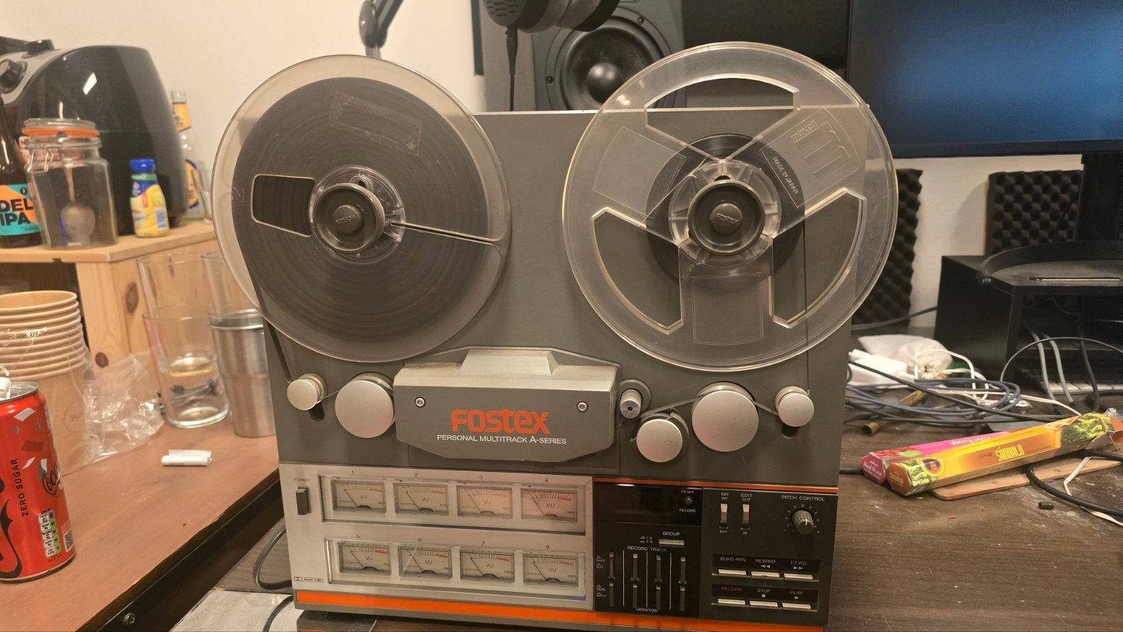 Fostex Personal Multitrack A-serie Bandrecorder, Ophalen, Bandrecorder, Met banden
