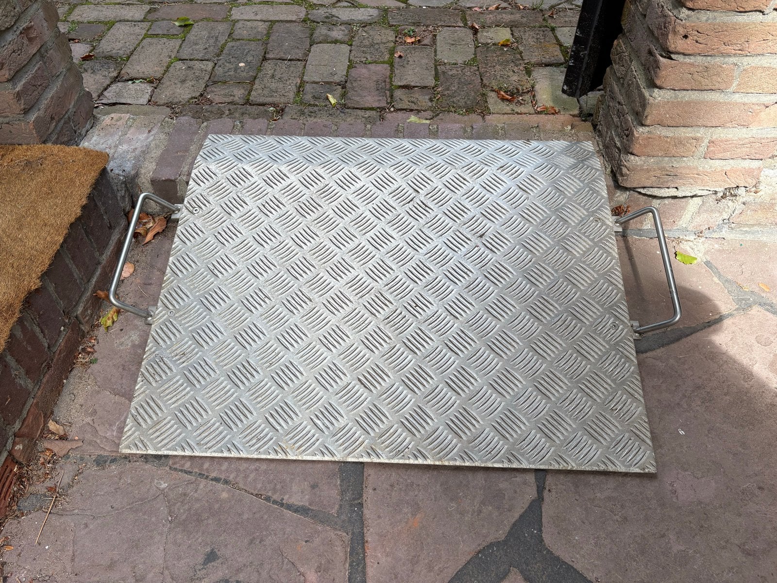 Aluminium drempelhulp / drempelplaat ZGAN, Doe-het-zelf en Verbouw, Ophalen, Zo goed als nieuw, Aluminium