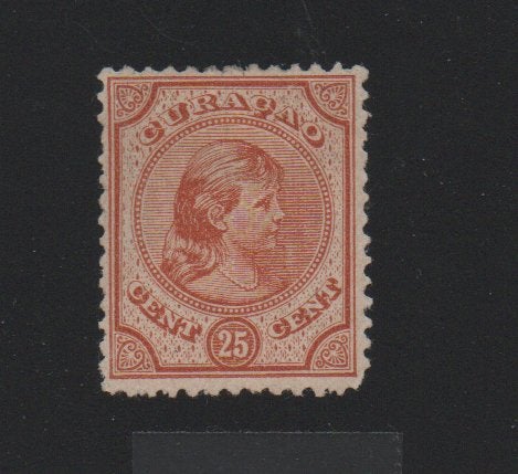 H5) Curacao nr 22 met licht plakkerspoor ** OPRUIMING **, Ophalen of Verzenden, Postfris