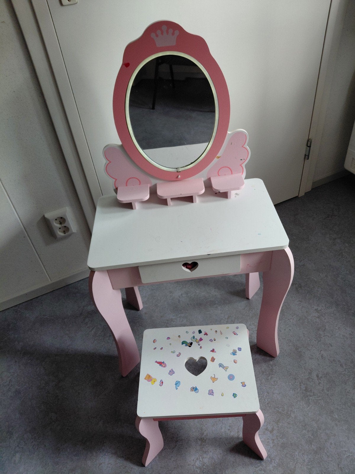 Make up tafel voor kinderen., Ophalen, 50 tot 100 cm, Zo goed als nieuw, Minder dan 100 cm