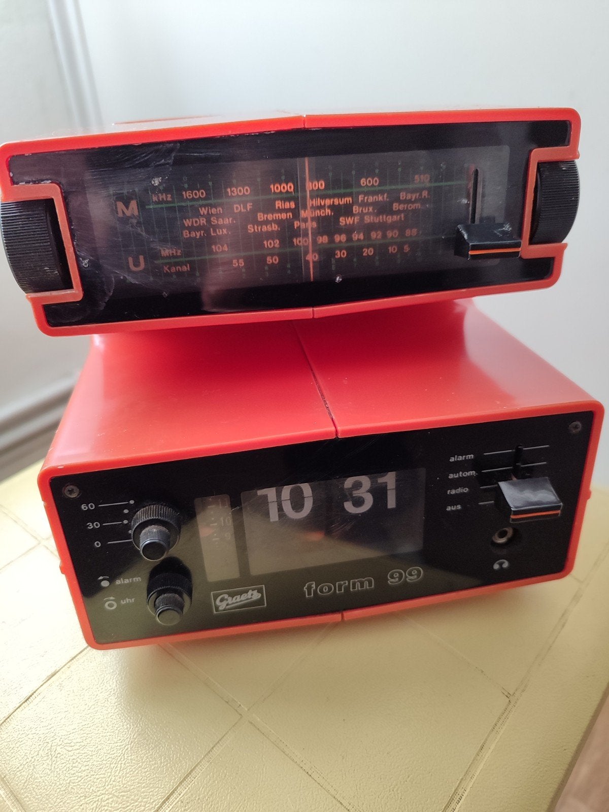 form 99 wekker radio spage age, Ophalen of Verzenden
