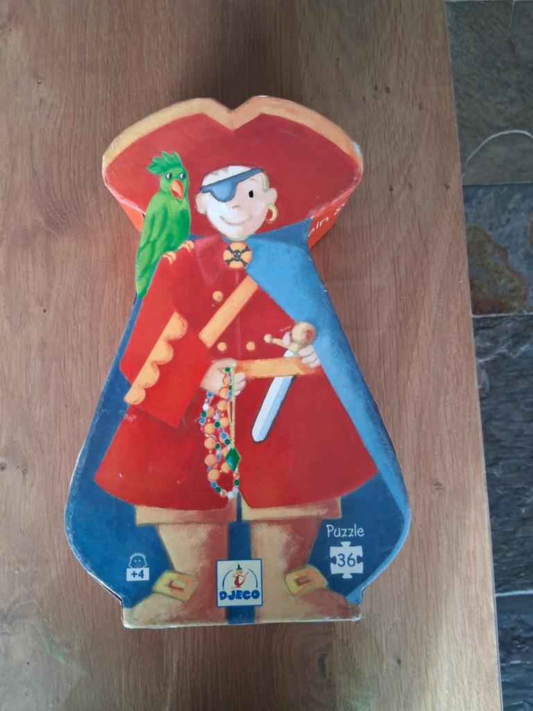 Djeco piraten puzzel 36 stukjes, Ophalen of Verzenden, Gebruikt