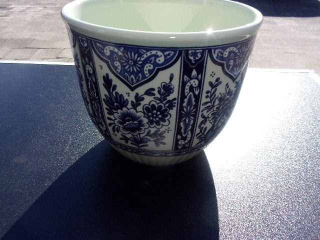 delfts blauwe bloempot, Ophalen of Verzenden