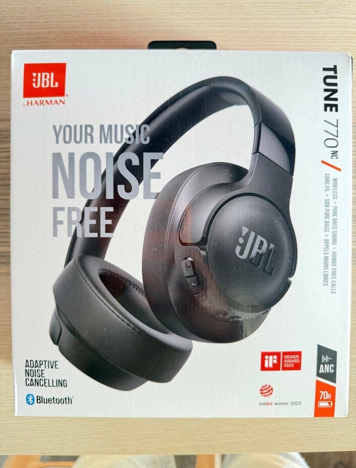 JBL Tune 770NC Draadloze Over-ear Koptelefoon Zwart, JBL, Verzenden, Bluetooth, Nieuw