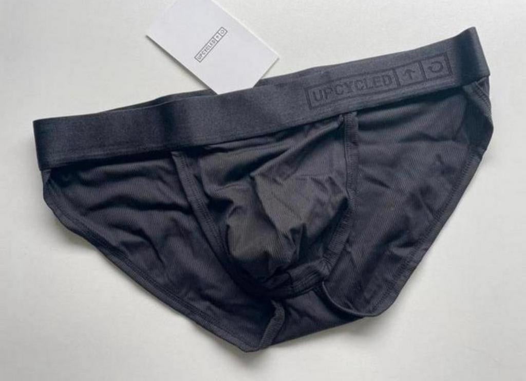 Tanga Slip Heren Nylon Upcycled, Verzenden, Zwart, Slip