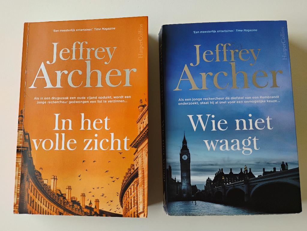 Eerste 2 delen William Warwick serie Jeffrey Archer, Boeken, Ophalen of Verzenden, Gelezen, Jeffrey Archer