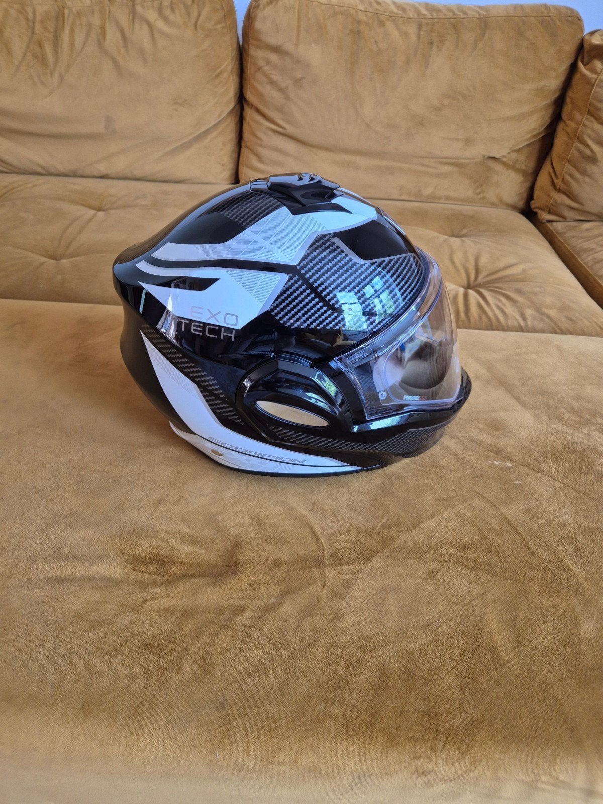 scorpion exo tech carbon helm, XS, Systeemhelm, Kinderen, Tweedehands