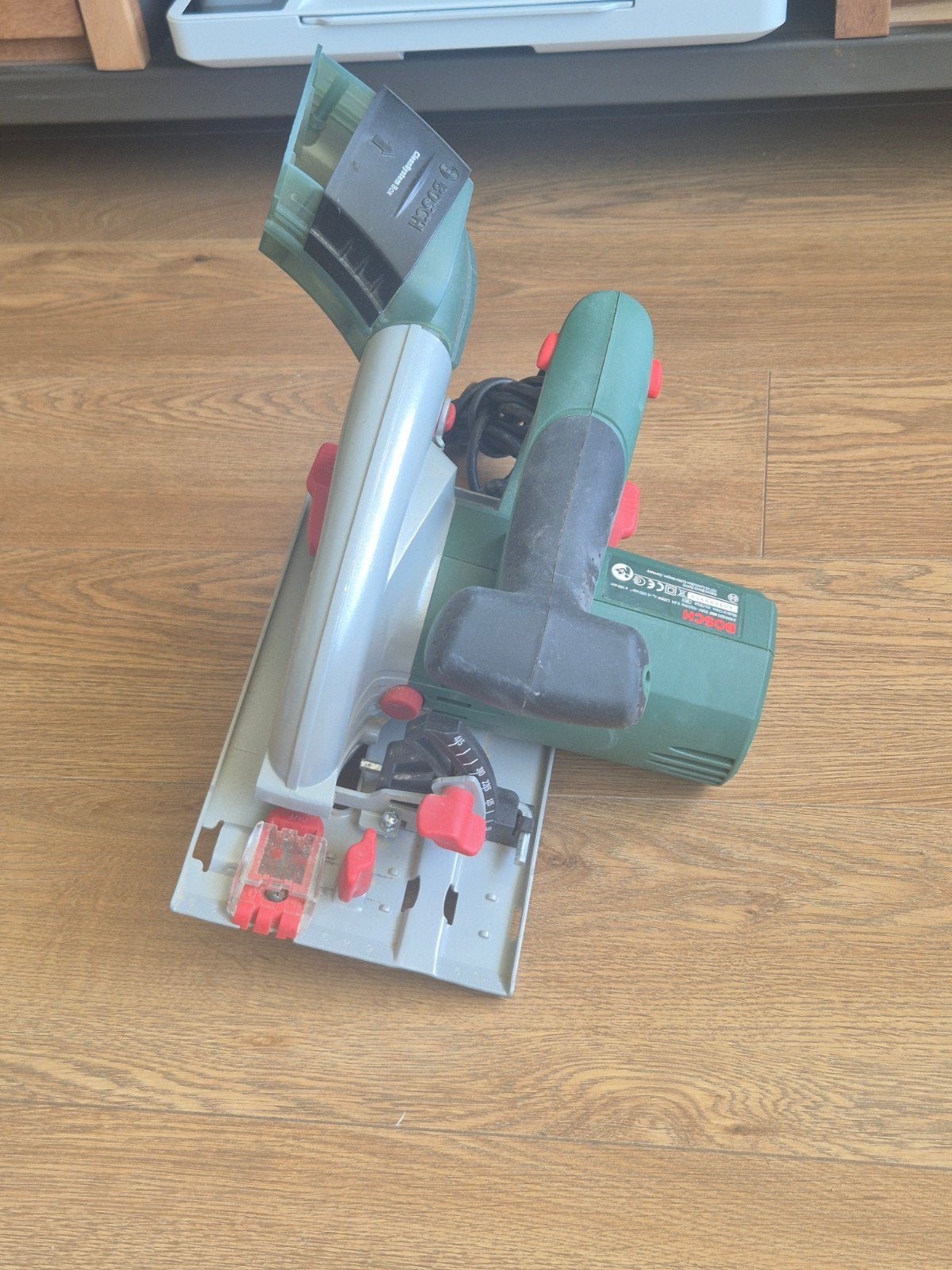 Bosch PKS 55 A Cirkelzaag - Gebruikt, Gebruikt, Cirkelzaag, 600 tot 1200 watt, Ophalen of Verzenden