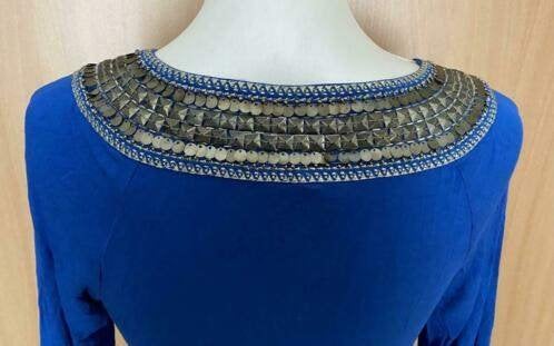 Monsoon top maat 36[S][v], Blauw, Maat 42/44 (L), Ophalen of Verzenden, Zo goed als nieuw