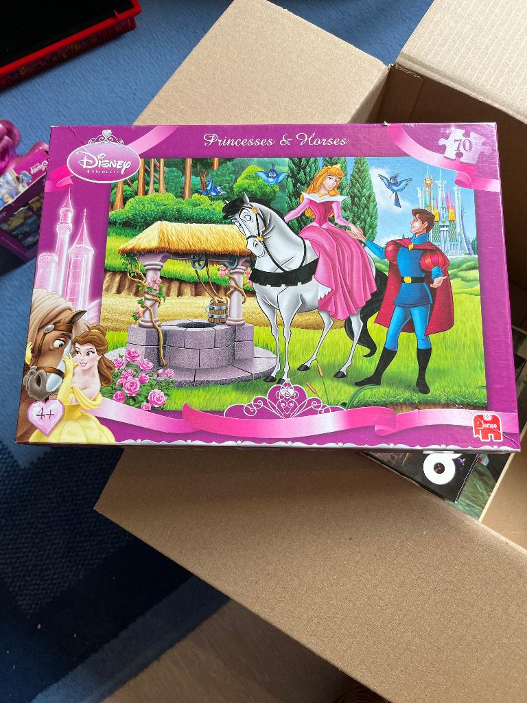 Legpuzzel Disney - Princesses & Horses, Hobby en Vrije tijd, Denksport en Puzzels, Ophalen of Verzenden, Minder dan 500 stukjes