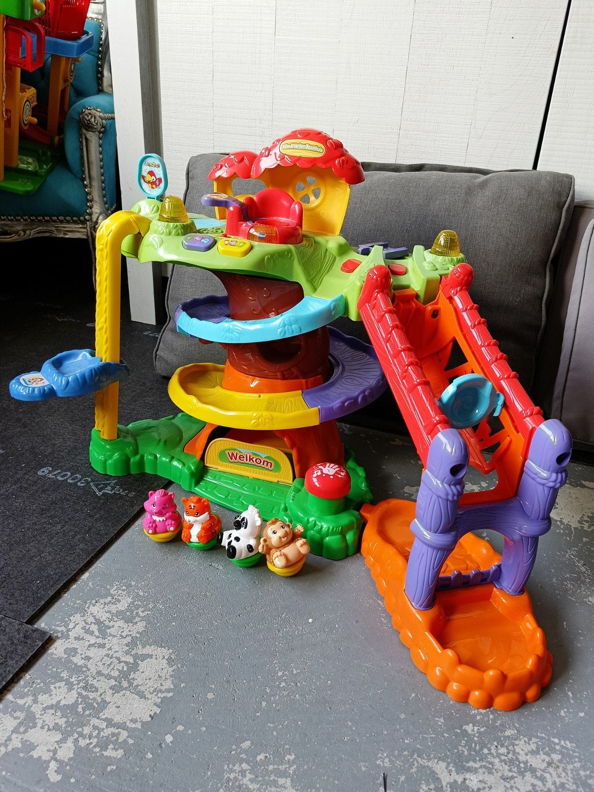 VTech Zoef Zoef Dieren Boomhuis Speelset, Ophalen, Gebruikt, Overige typen, Met geluid