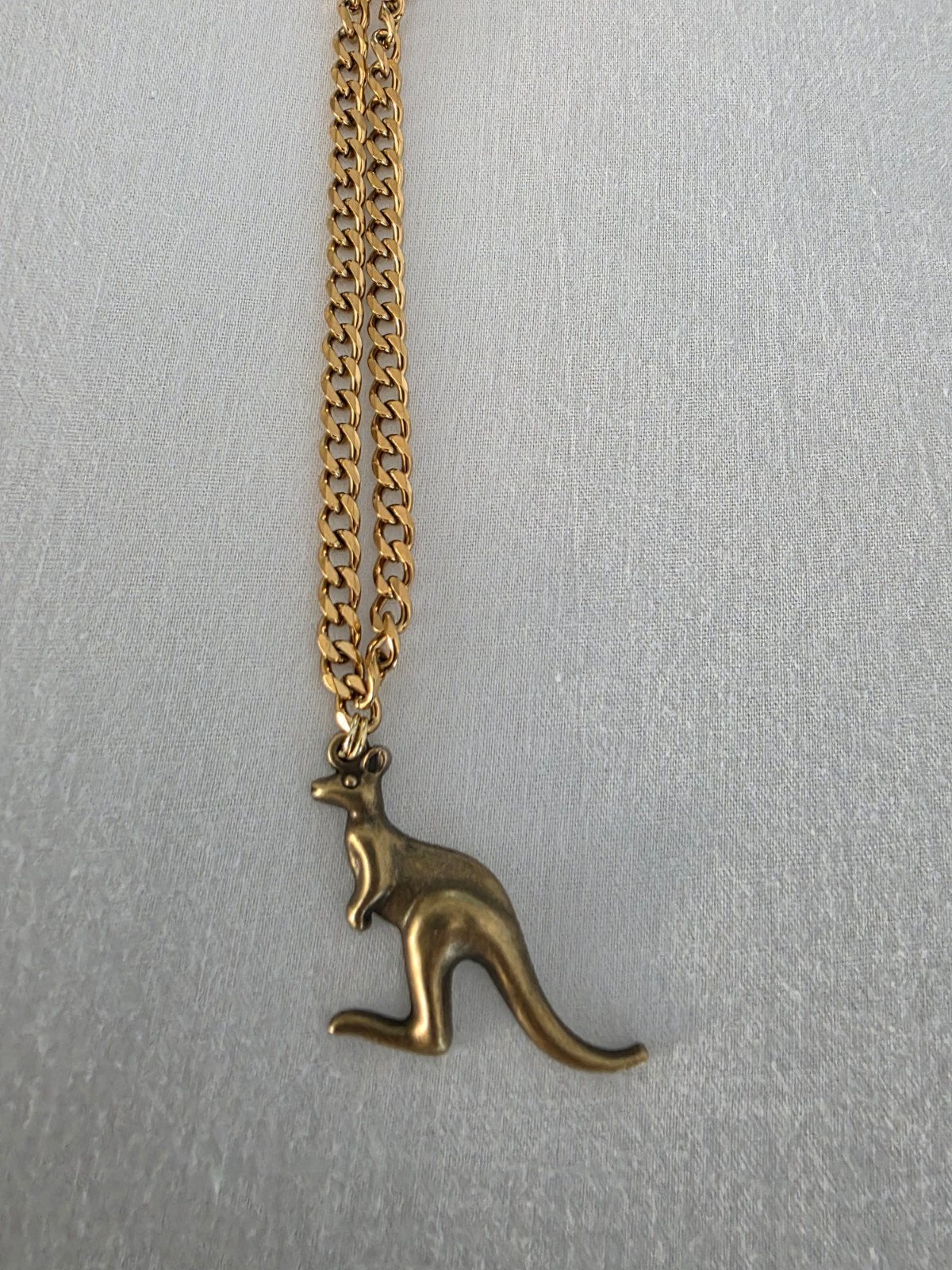 Goudkleurige Australian ketting Thunderdome Hardcore Gabber, Ophalen of Verzenden, Zo goed als nieuw, Goud, Overige materialen