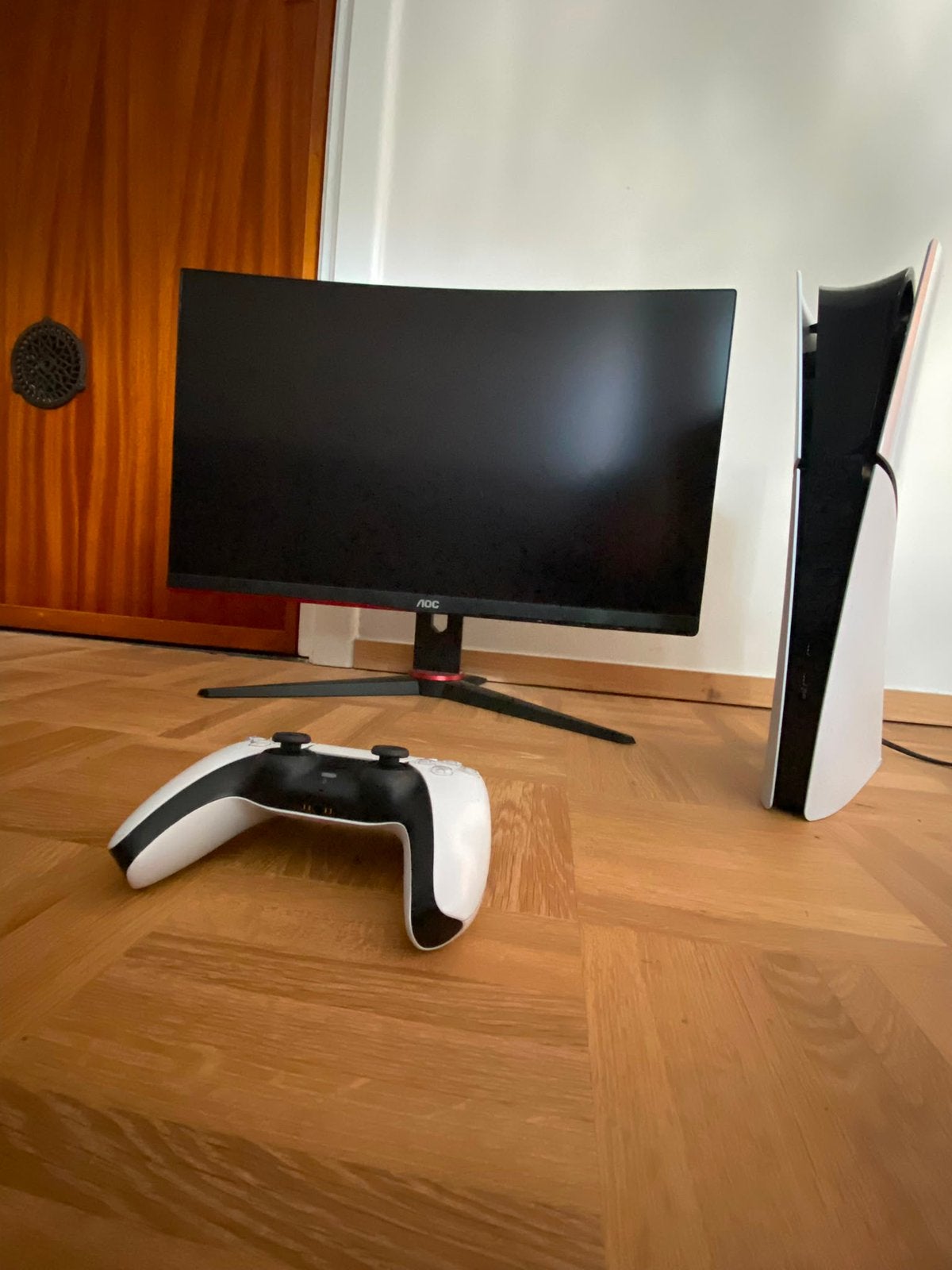 Ps5 No disk + AOC monitor 144 hz, HDMI, IPS, 101 t/m 150 Hz, Full HD