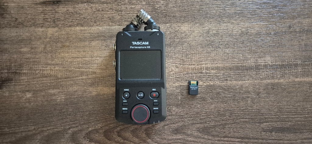 Tascam Portacapture X6 incl. Bluetooth module, Ophalen of Verzenden, Zo goed als nieuw, Minder dan 5 kanalen, Microfooningang