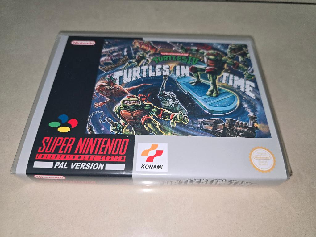 Teenage Mutant Ninja Turtles IV Turtles in Time Game Case, Avontuur en Actie, Verzenden, 1 speler, Zo goed als nieuw