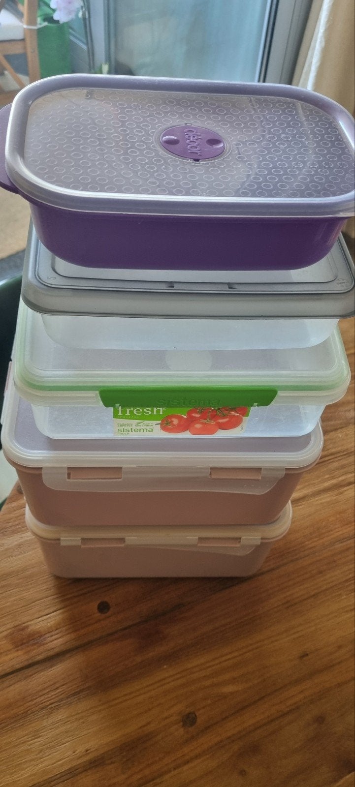 Set van 5 Tupperware - Sistema en Décor, Ophalen of Verzenden, Gebruikt