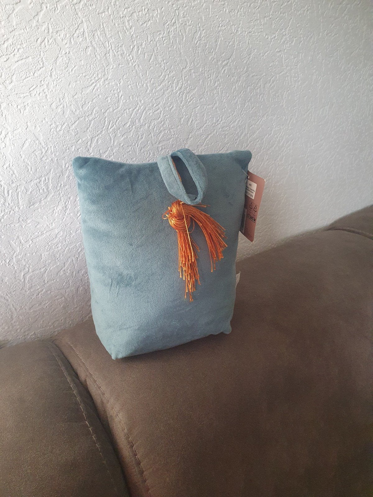 Deurstopper met Kwastje - Blauw/Groen, Binnen, Nieuw, Ophalen of Verzenden, Textiel