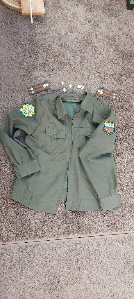 Russische militaire/leger veldjas, Ophalen of Verzenden, Landmacht, Overige gebieden, Kleding of Schoenen