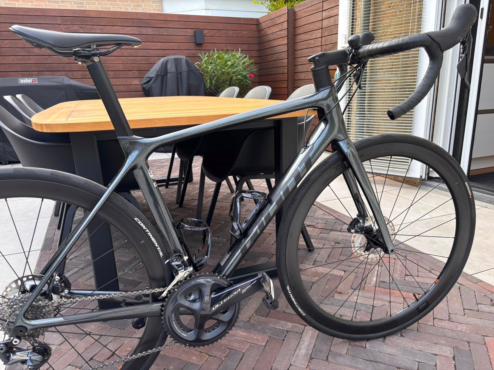 Giant TCR Advanced Pro 1 Disc M Black Diamond, Ophalen, 28 inch, Carbon, Heren