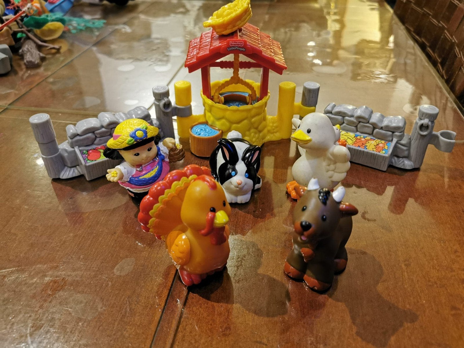 Fisher Price Little People set met veel speelgoeden, Ophalen of Verzenden, Gebruikt, Speelset