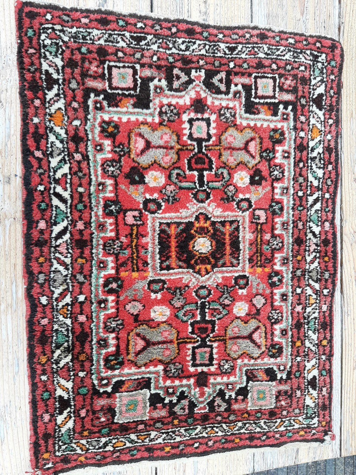 Oud Antiek Perzisch Tapijt 60x80 cm, Antiek en Kunst, Antiek | Kleden en Textiel, Ophalen