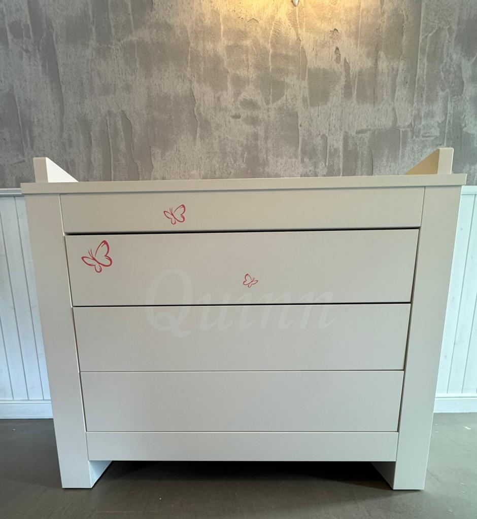 Alaska wit mat Commode/verzorgingstafel, Kinderen en Baby's, Kinderkamer | Commodes en Kasten, Ophalen, 50 tot 70 cm, 90 tot 105 cm