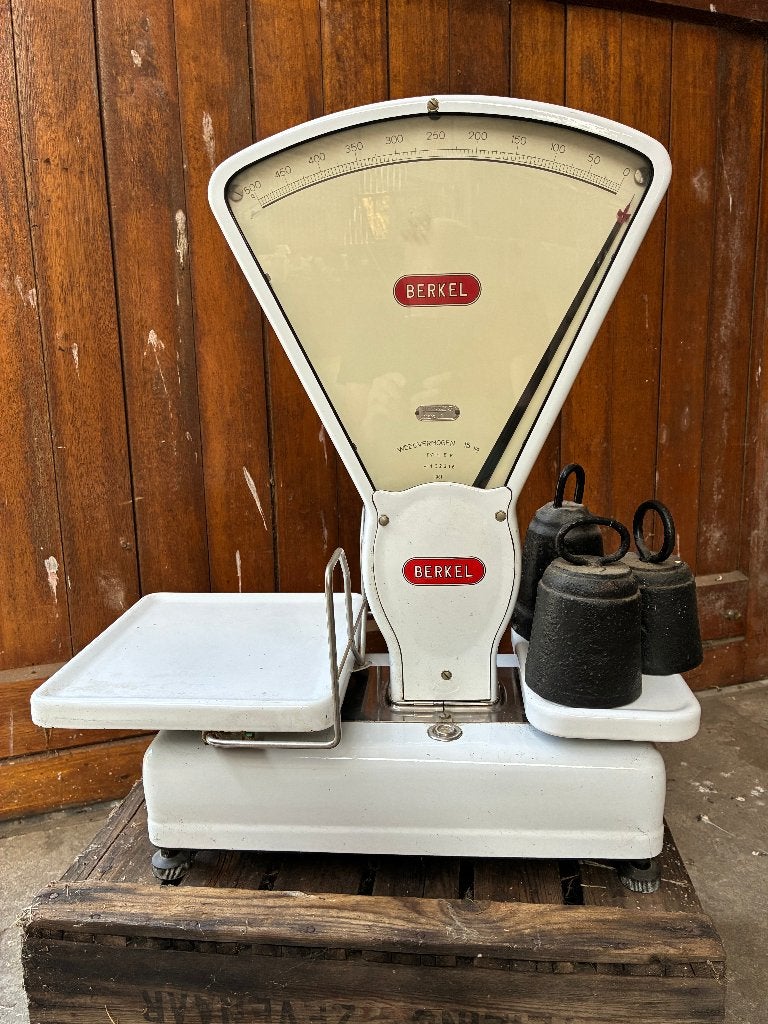 Vintage Weegschaal Berkel, Antiek en Kunst, Ophalen