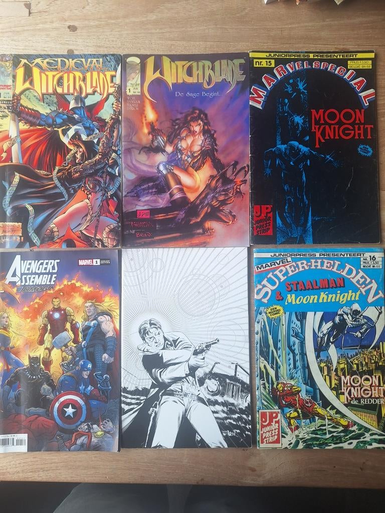 Diverse Marvel en Witchblade stripboeken - 6 stuks, Meerdere stripboeken, Ophalen of Verzenden, Gelezen, Diverse auteurs