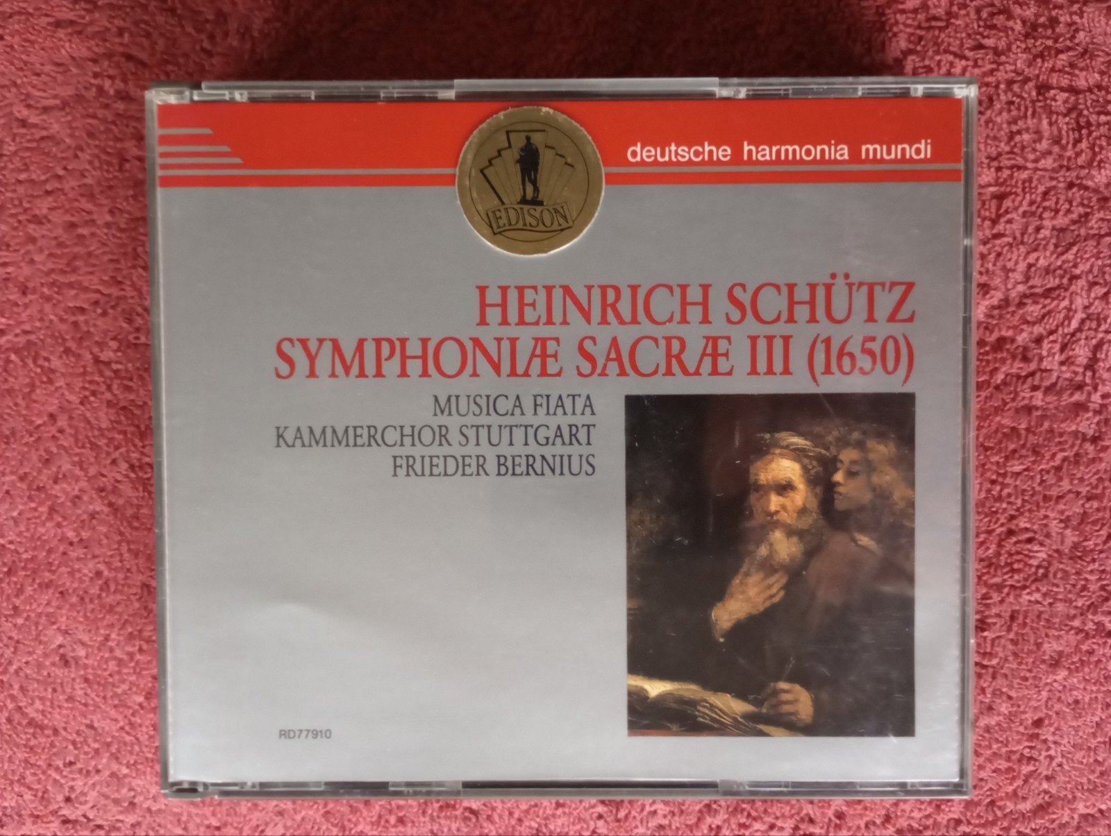 Schütz Symphoniae Sacrae III - Musica Fiata - Bernius 2CD, Gebruikt, Met libretto, Vocaal, Middeleeuwen en Renaissance
