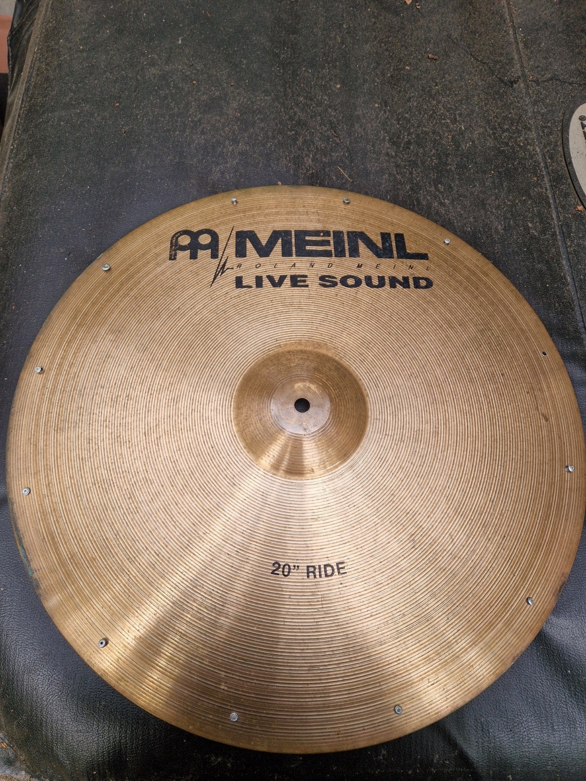 Meinl Live Sound 20" Ride sizzle cymbal geen keyholes, Ophalen of Verzenden, Gebruikt, Overige merken