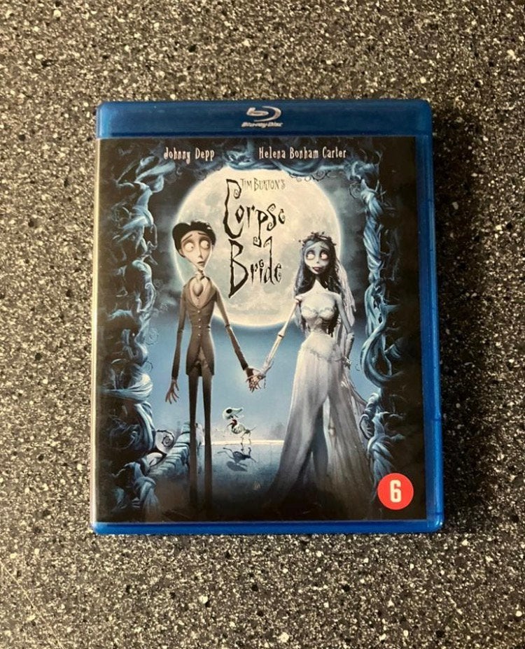 Corpse Bride (2005) Blu-ray - Tim Burton, Ophalen of Verzenden, Tekenfilms en Animatie, Zo goed als nieuw, Vanaf 6 jaar